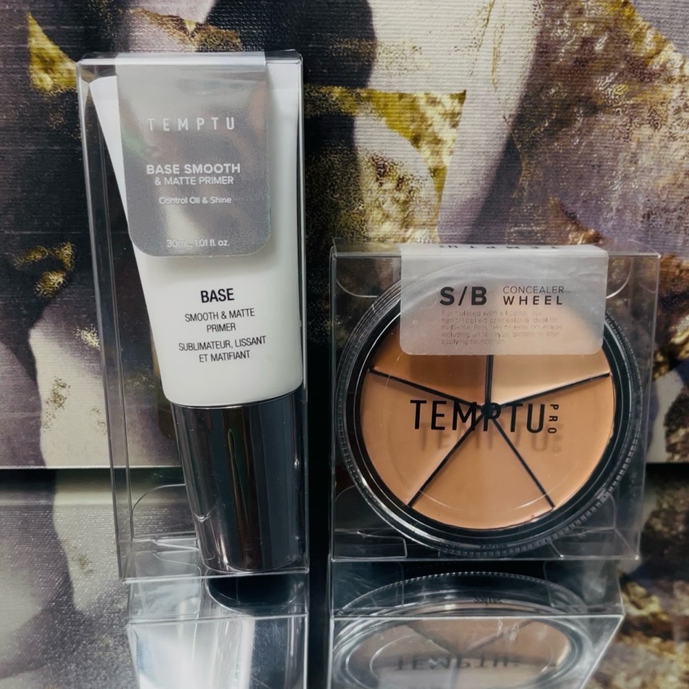 TEMPTU Base Smooth Primer & S/B Concealer Wheel - Natural Beige